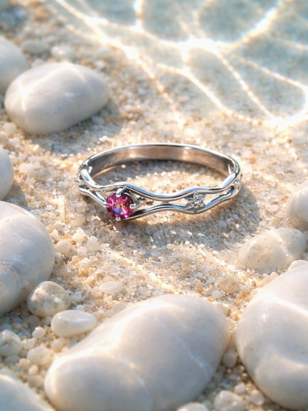 NEW! Purple Garnet Ring